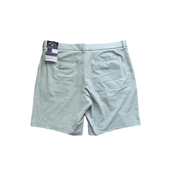 Callaway Golf Shorts Jadeite Green Poly Blend Athletic Golfwear Sz 38 - Picture 4 of 4